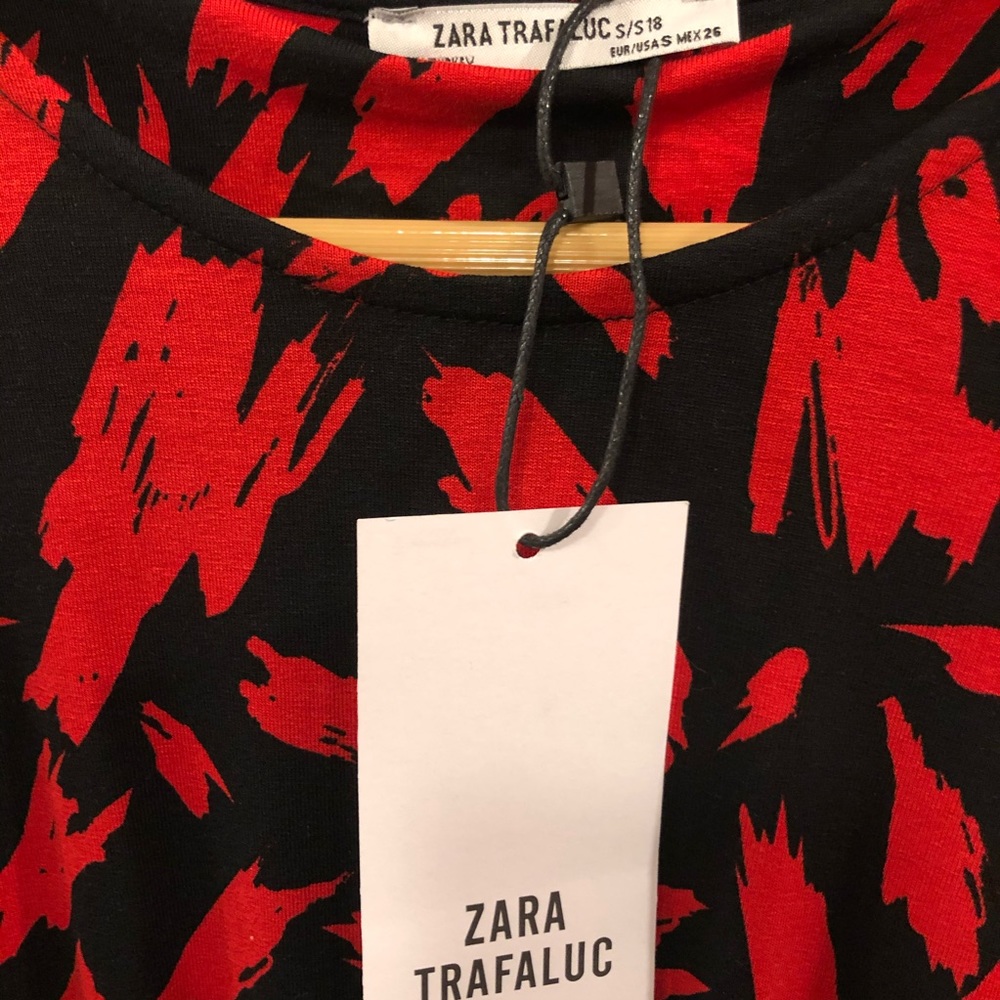 NEW | Zara Long Sleeve Patterned Dress - Picture 5 of 7